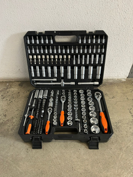 Proficraft Steckschlüsselkoffer metrisch 6-kant 6,3 / 1/4" 46-tlg.-Copy