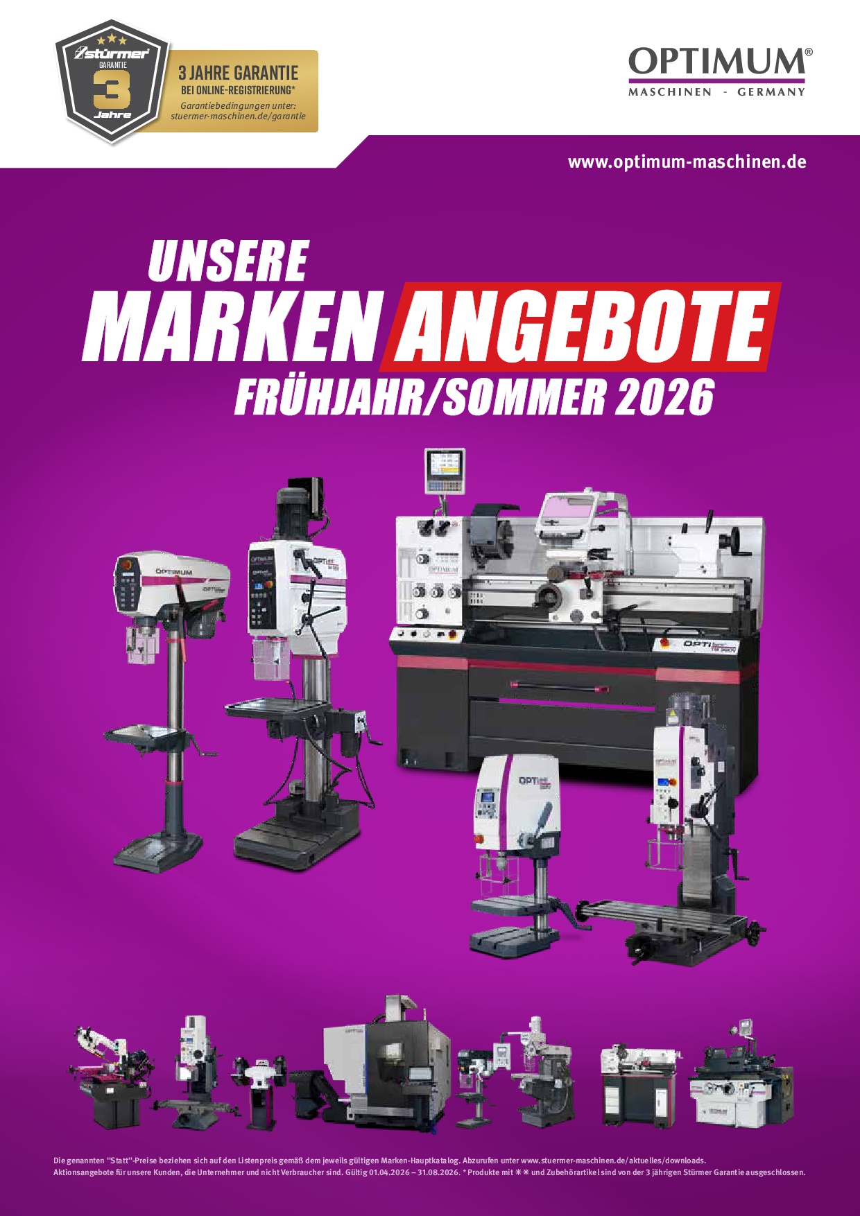 Optimum Aktionsflyer